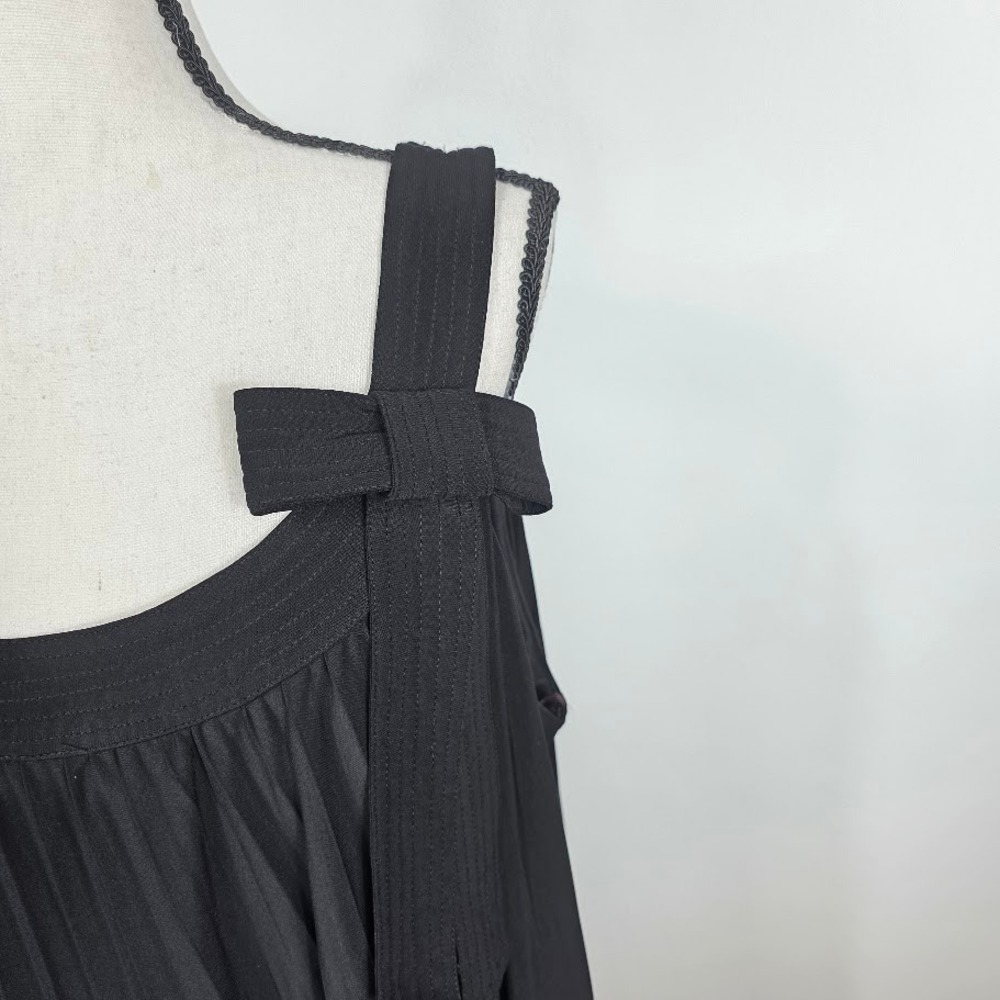 SIGNATURE By Robbie Bee Black Bow Detail Sleeveless Midi Dress Plus Size 20W - Picture 3 of 6
